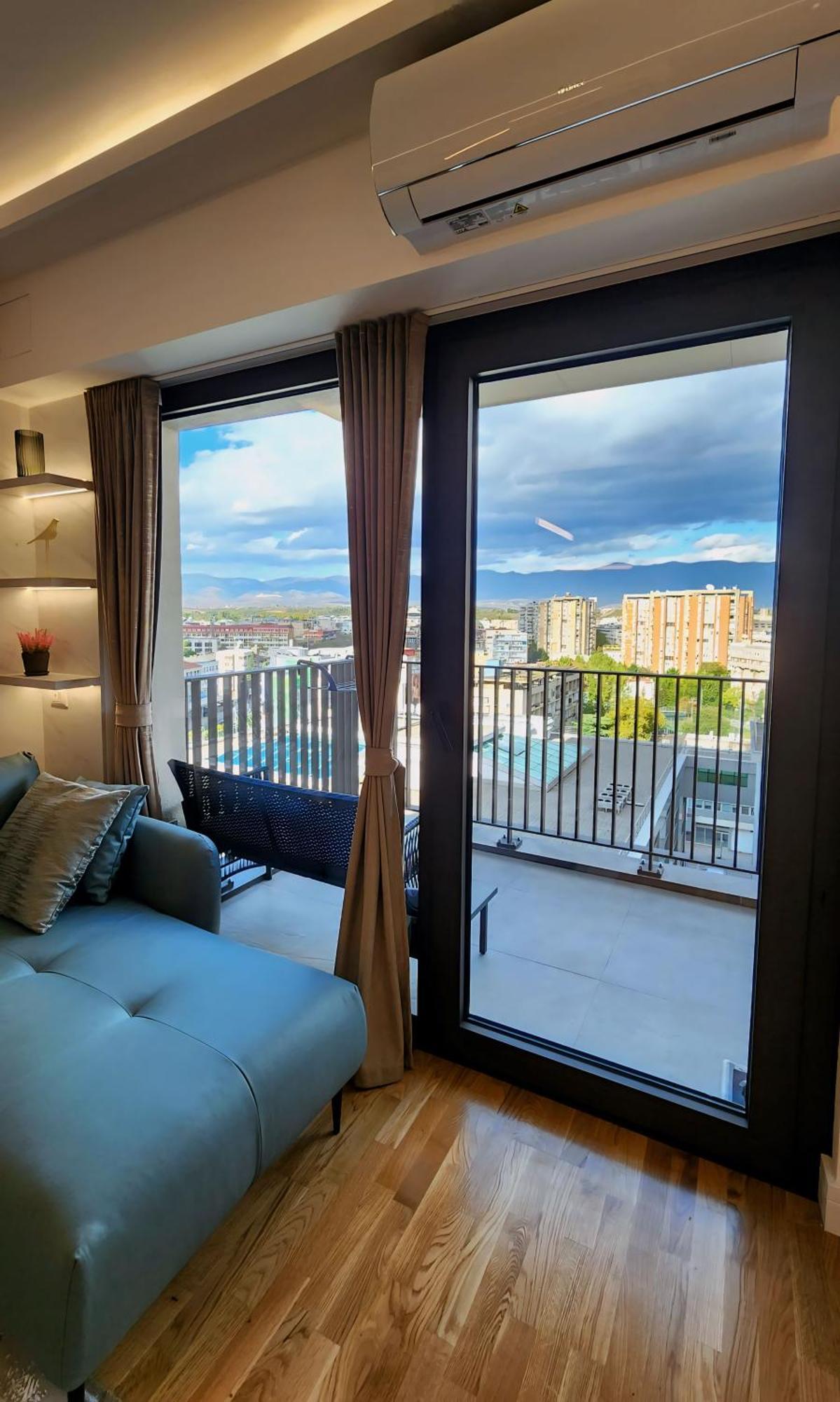 Diamond Residences 10Th Fl. Lux Apt. W/ City View Skopie Exterior foto
