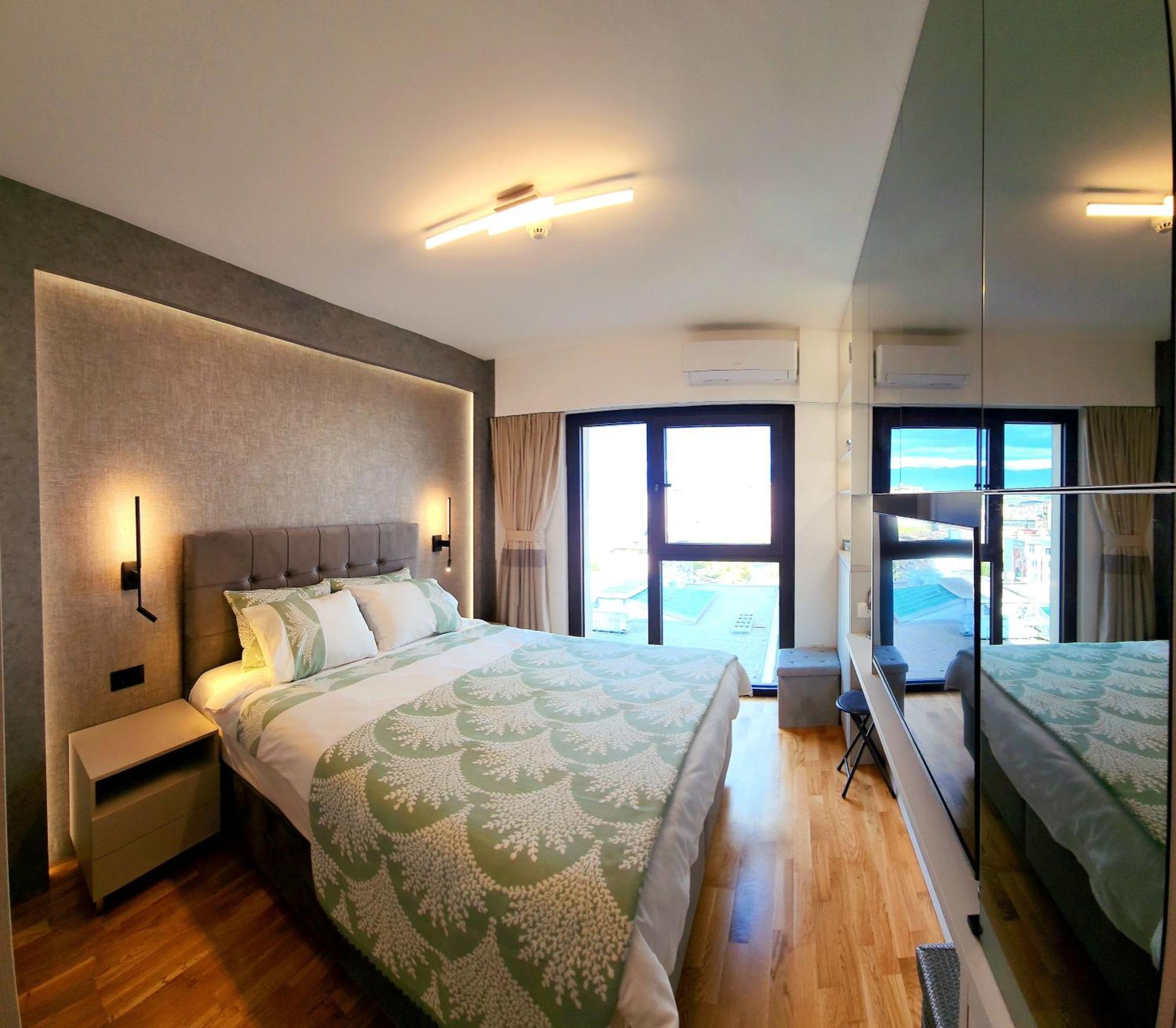 Diamond Residences 10Th Fl. Lux Apt. W/ City View Skopie Exterior foto