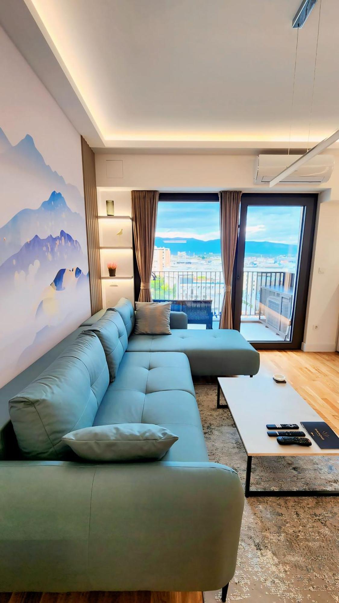Diamond Residences 10Th Fl. Lux Apt. W/ City View Skopie Exterior foto