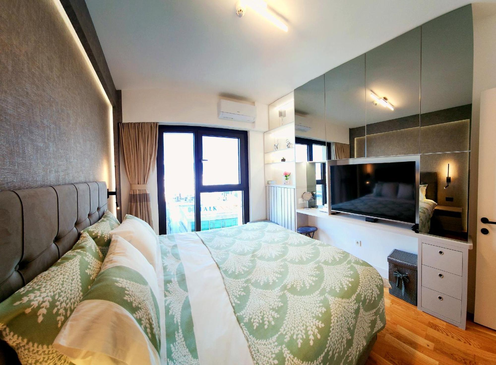 Diamond Residences 10Th Fl. Lux Apt. W/ City View Skopie Exterior foto