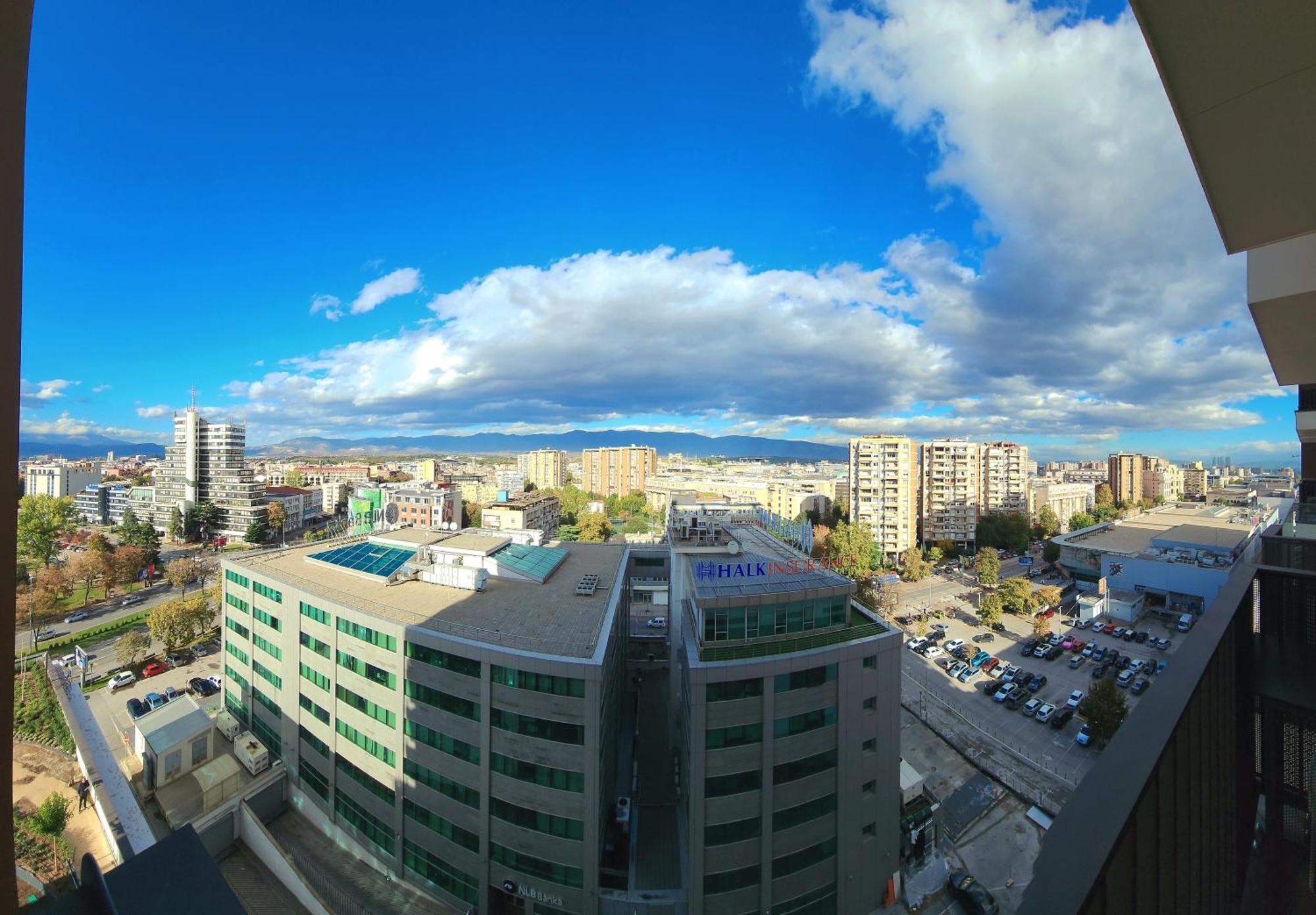 Diamond Residences 10Th Fl. Lux Apt. W/ City View Skopie Exterior foto